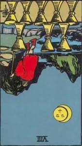 Carta del día 4 Febrero del tarot en Zaragoza: 8 de Copas Invertido