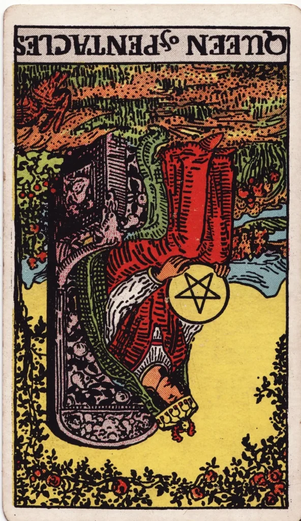Carta del día: Reina de Oros invertida — Lectura completa en amor, trabajo y salud