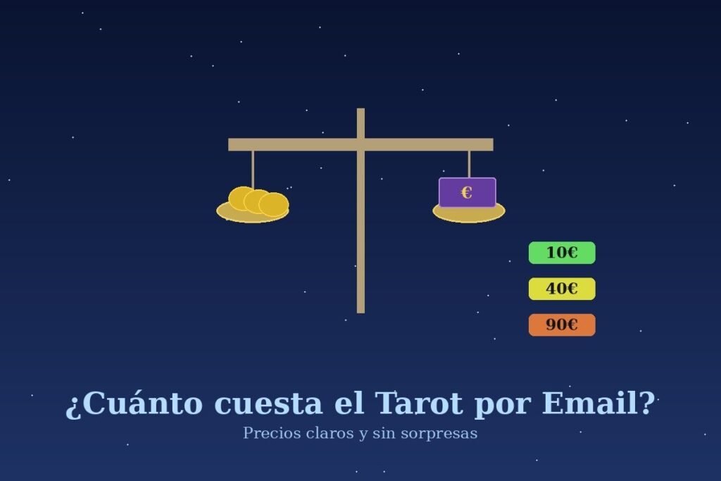 ¿Cuánto cuesta una consulta de tarot por email? Precios claros y sin sorpresas