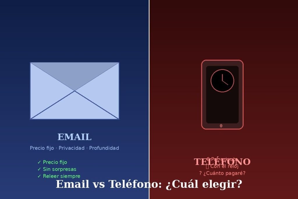 Tarot por email o tarot por teléfono: ¿cuál es mejor para ti?